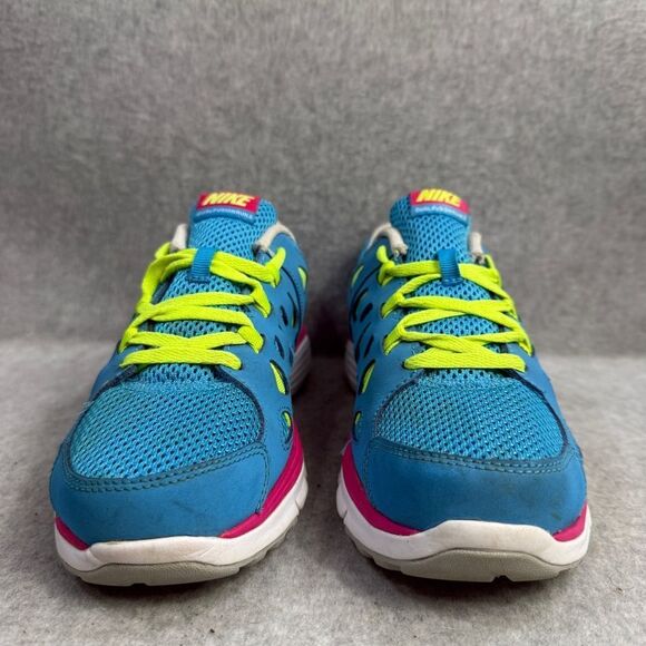 Nike Shoes Womens Size 7 Dual Fusion Run 2 Blue Pink Athletic Sneaker 599793-401 - Picture 2 of 9